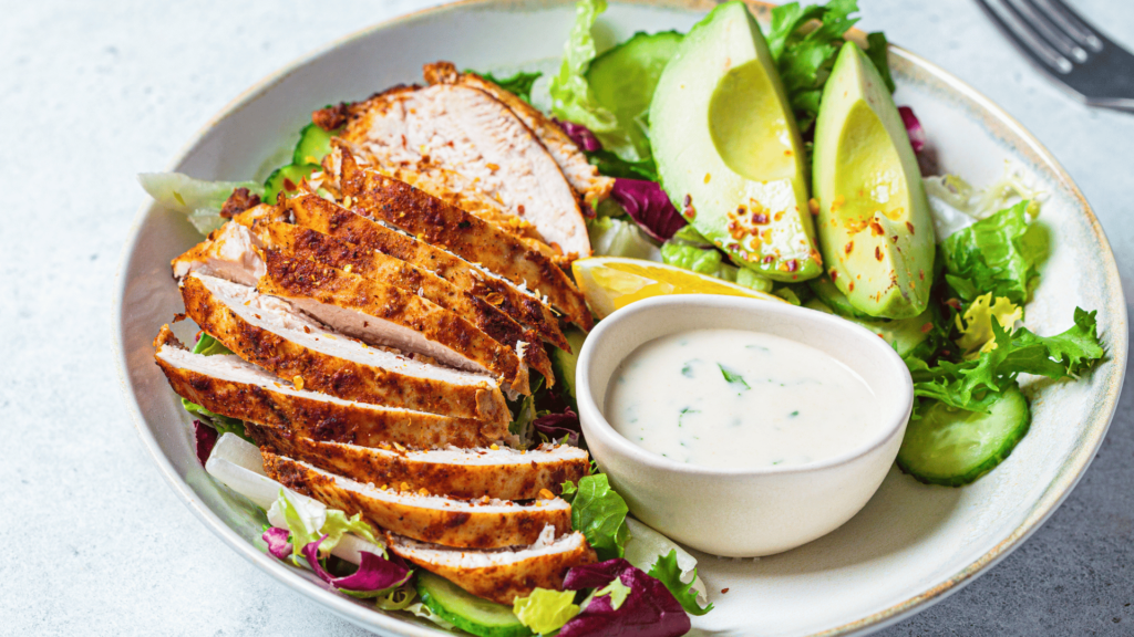 Keto Avocado Chicken Salad